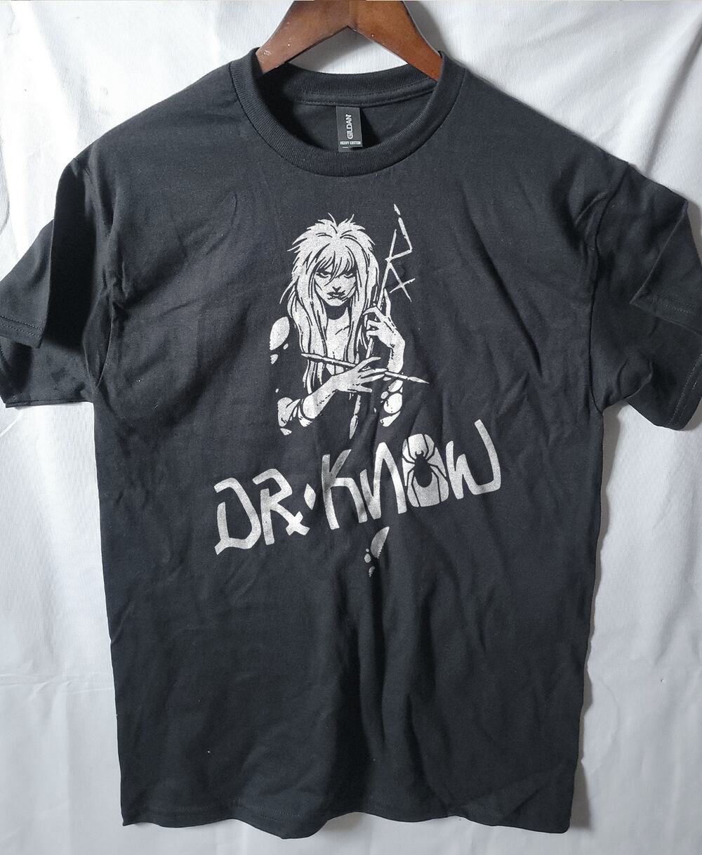 Dr know   band t shirt  Size Large Black